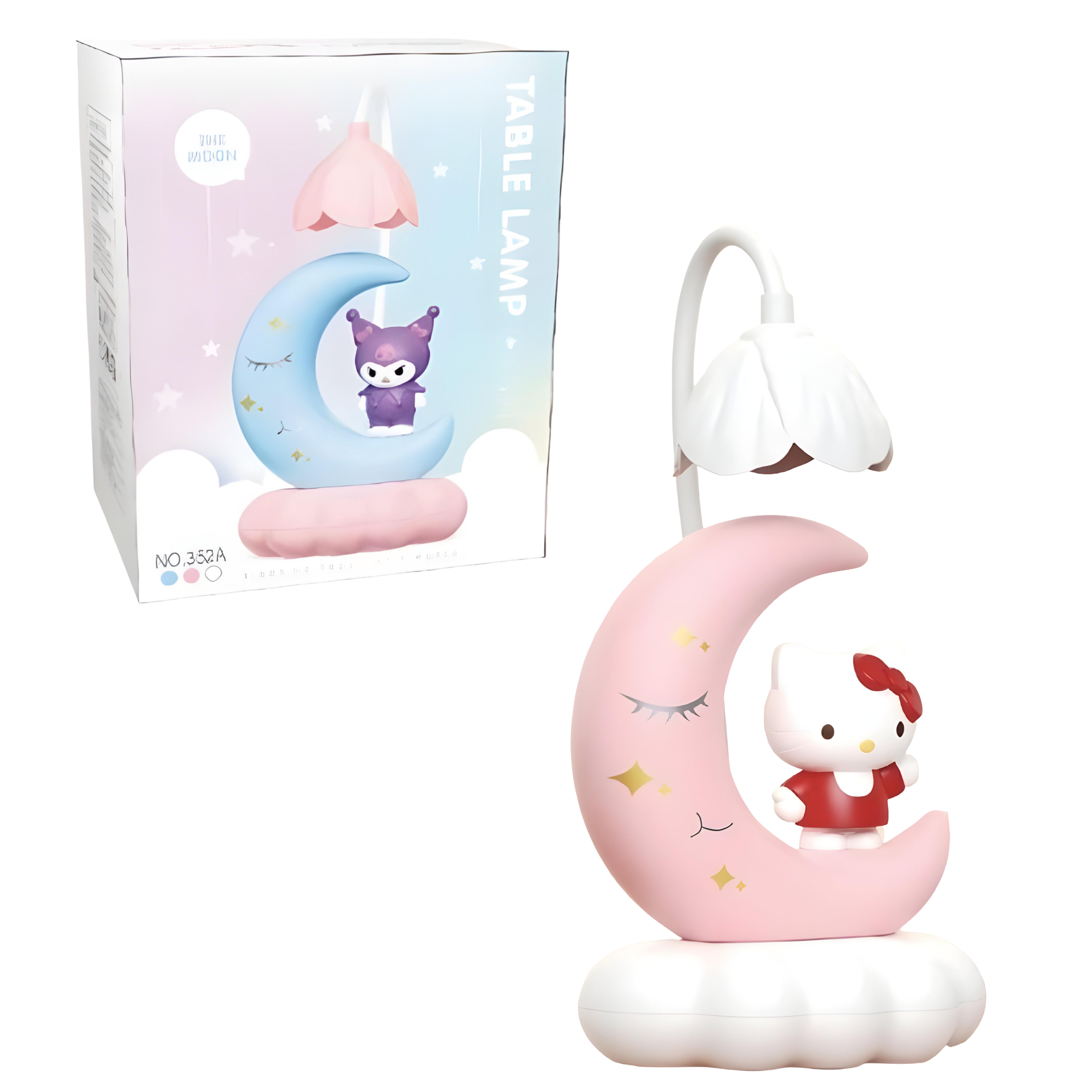 Настольная лампа Hello Kitty на луне Белый (352E) - фото 2 Настольная лампа Hello Kitty на луне Белый (352E) - фото 2