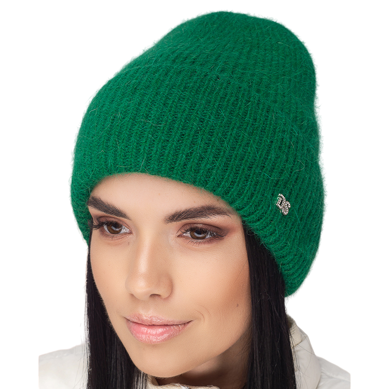 Шапка ангоровая женская Leks Конфетти one size Трава - фото 1 Шапка ангоровая женская Leks Конфетти one size Трава - фото 1