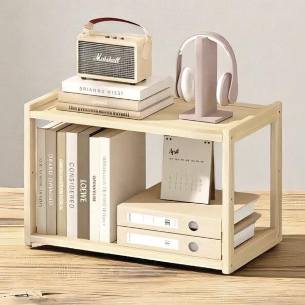 Полка книжная настольная из дерева Тонка Бланже (КПА-034901)