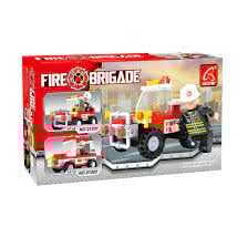 Конструктор Ausini Пожарная техника 58 деталей (123426)