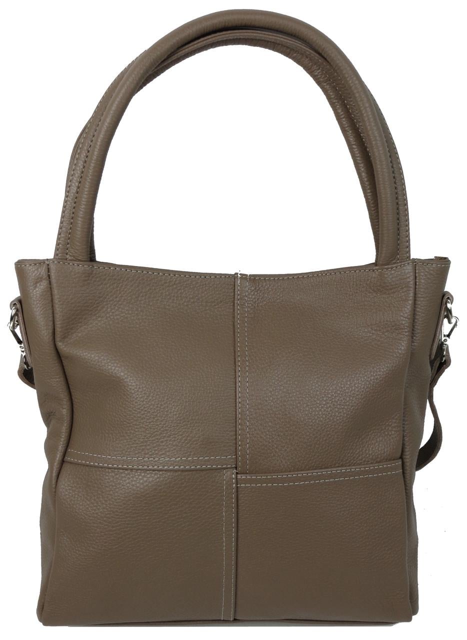 Cумка женская кожаная Borsacomoda 853.035 классическая Бежевый Cумка женская кожаная Borsacomoda 853.035 классическая Бежевый