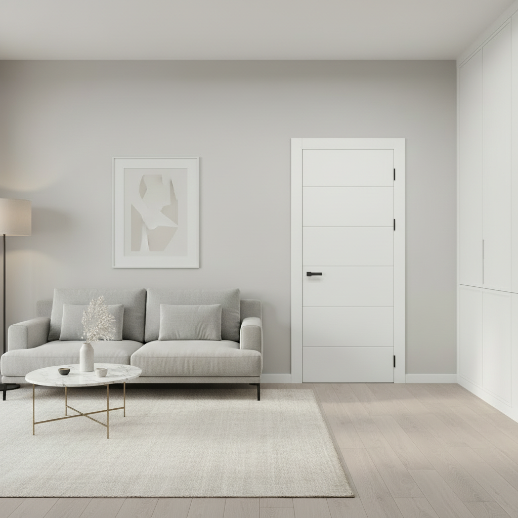 Двері міжкімнатні Wood Solutions фарбовані 2000х700х40 мм Білий