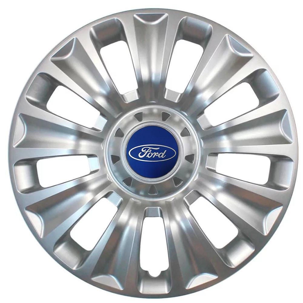 Колпаки SJS 424 с логотипом Ford R16 4 шт. Серебристый (2654555409)