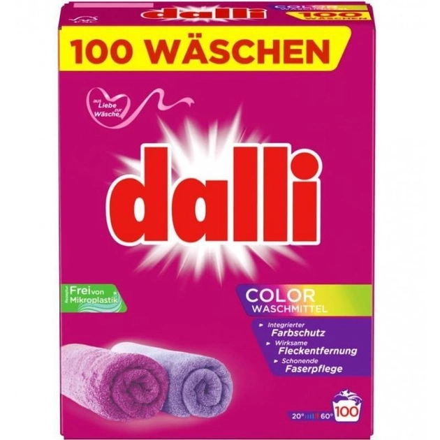 Порошок для прання Dalli Colorwaschmittel 100WL 6 кг Порошок для прання Dalli Colorwaschmittel 100WL 6 кг