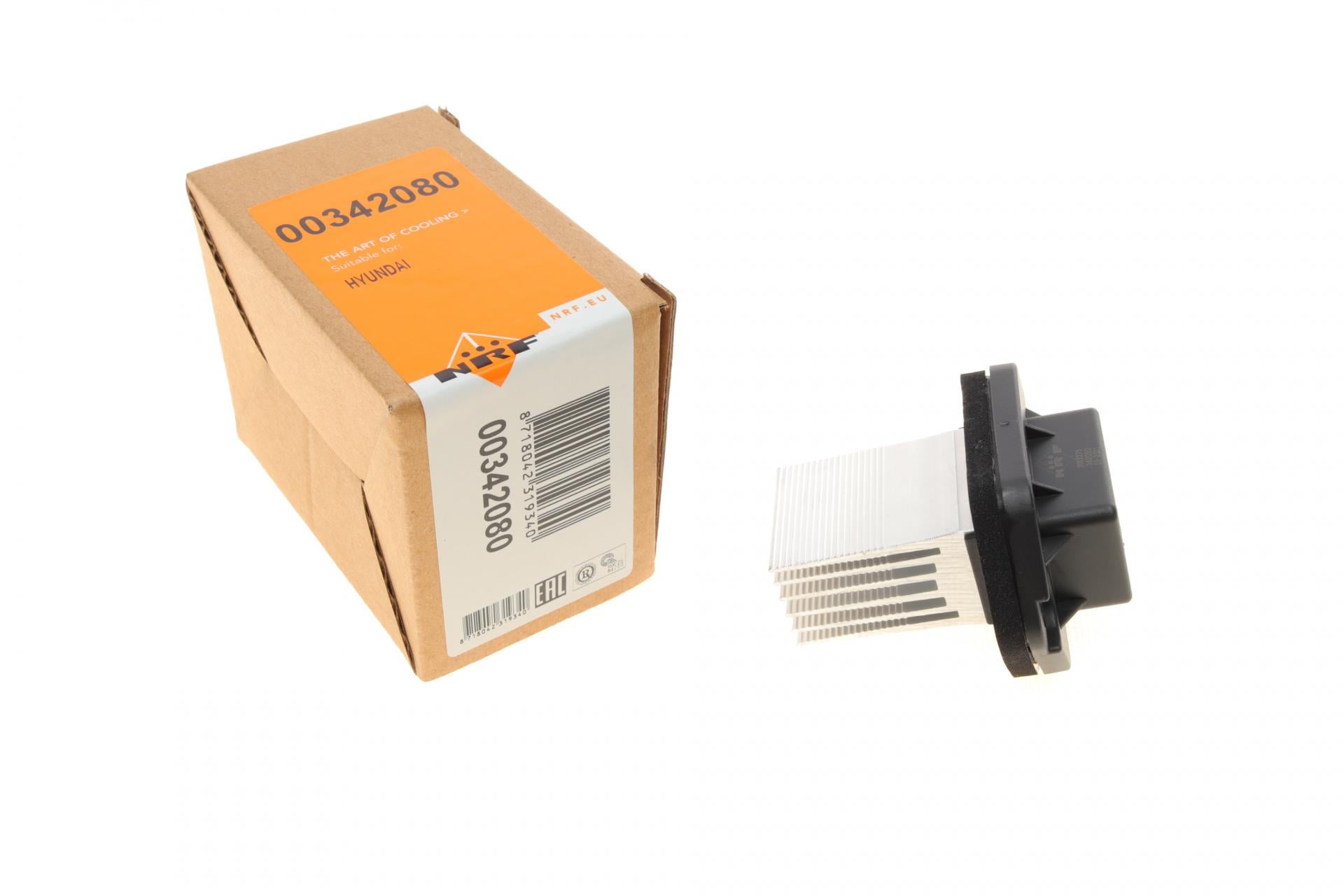 Резистор вентилятора печки Hyundai Tucson/Kia Carens/Rio 1.4/1.6/1.5CRDi 05 (342080 NRF)