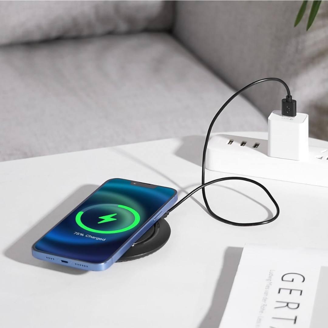 Зарядний пристрій бездротовий Bodasan Wireless Charger для мобільних телефонів (Q18) - фото 9