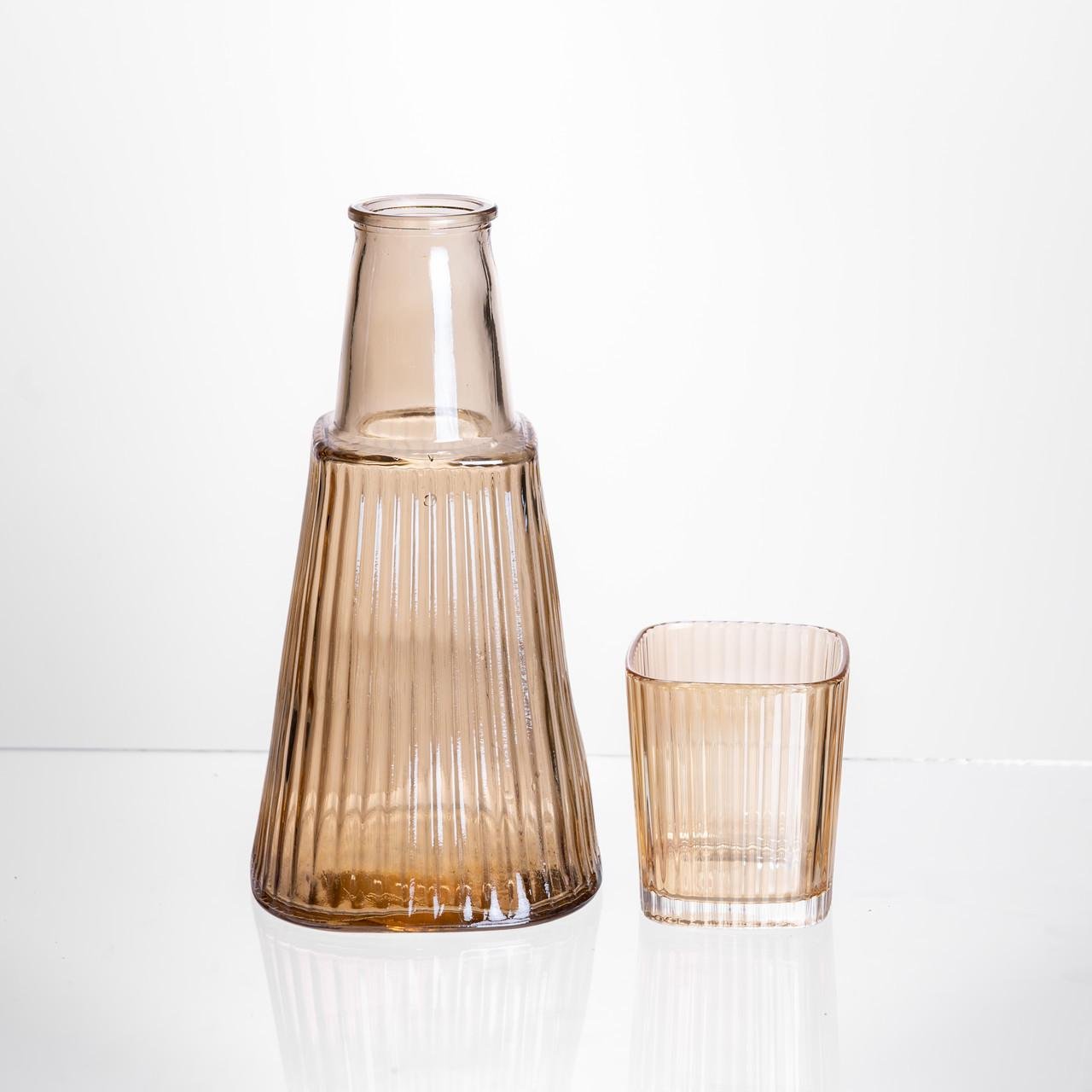 Кувшин 1 л со стаканом 1 шт. по 200 мл Коричневый (HP-19-PYF-2)