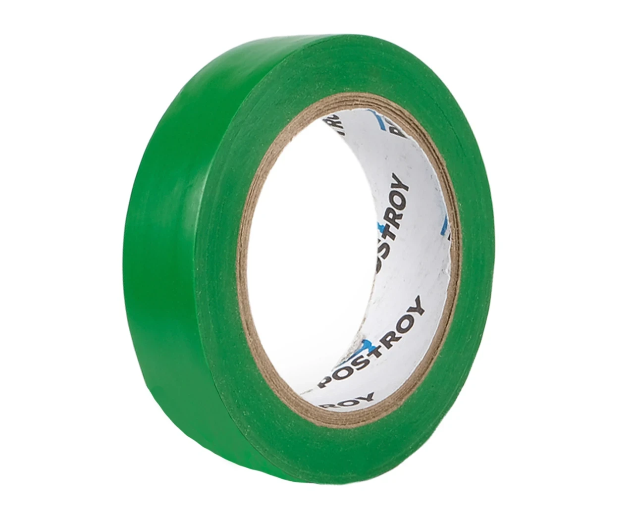 Изоляционная лента Postroy ПВХ 30 м Зеленый (2430316117)
