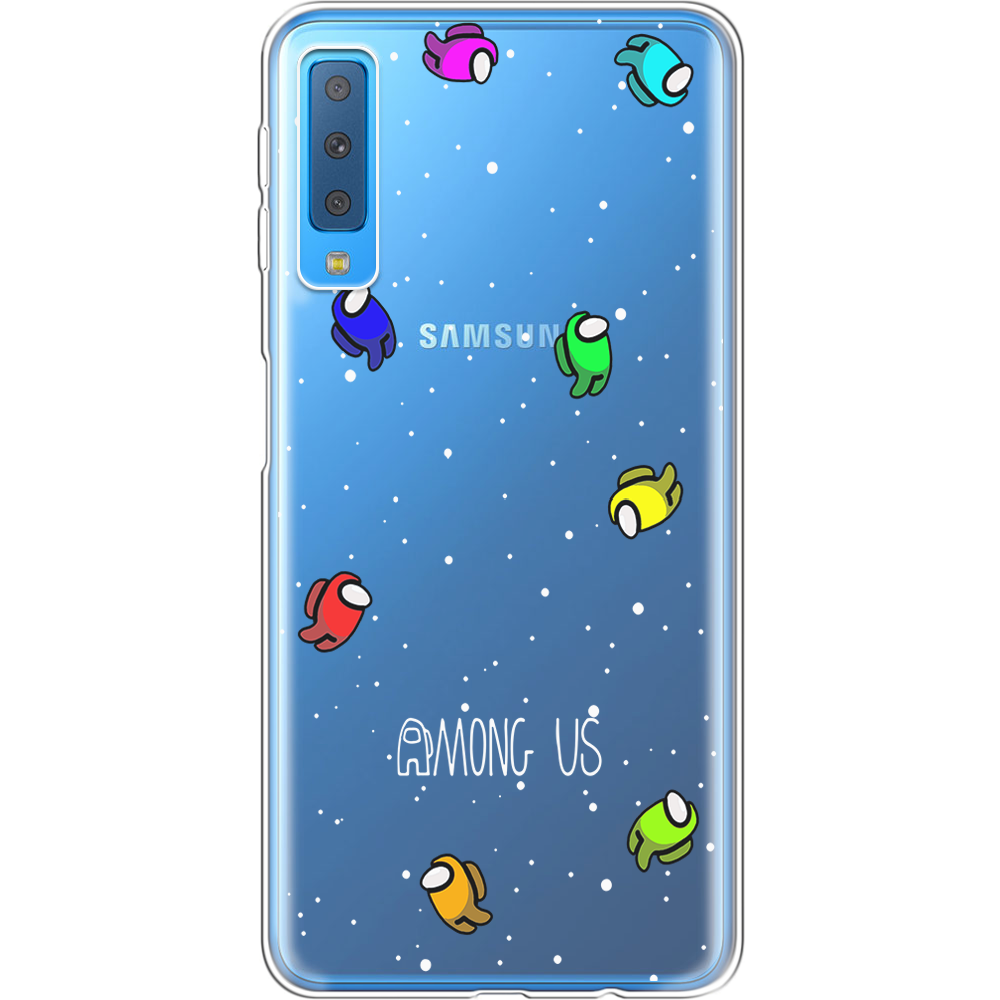 Чохол Boxface Samsung A750 Galaxy A7 2018 Among Us Invisible Прозорий силікон (35481-bk76-35481)