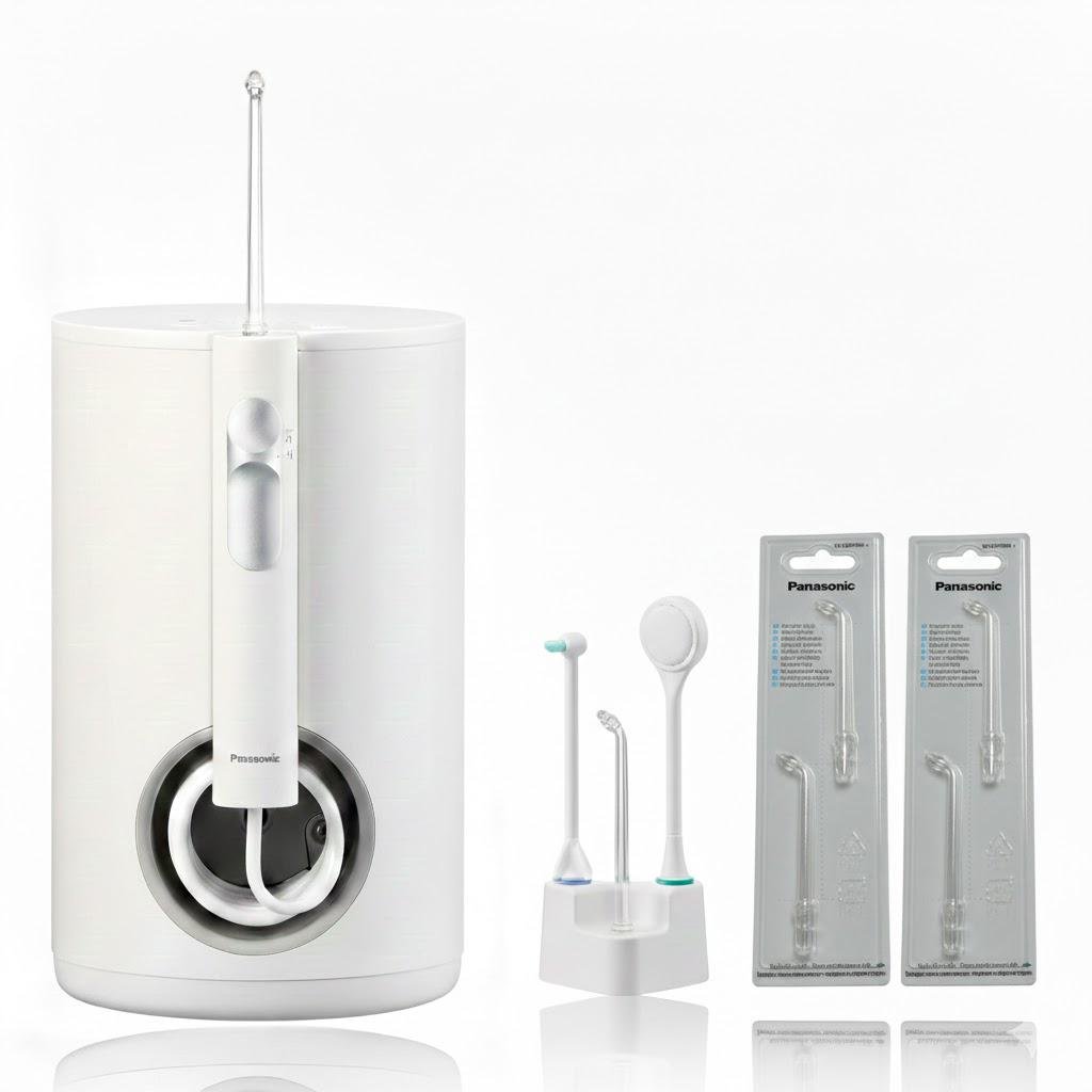 Іригатор Panasonic EW-1614W-520-AS6 з 8 насадками Іригатор Panasonic EW-1614W-520-AS6 з 8 насадками