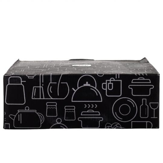 Набір піал Elisey Смак життя керамічний 24 см на бамбуковій підставці 3 шт. Білий (135-81-9184-026) - фото 3