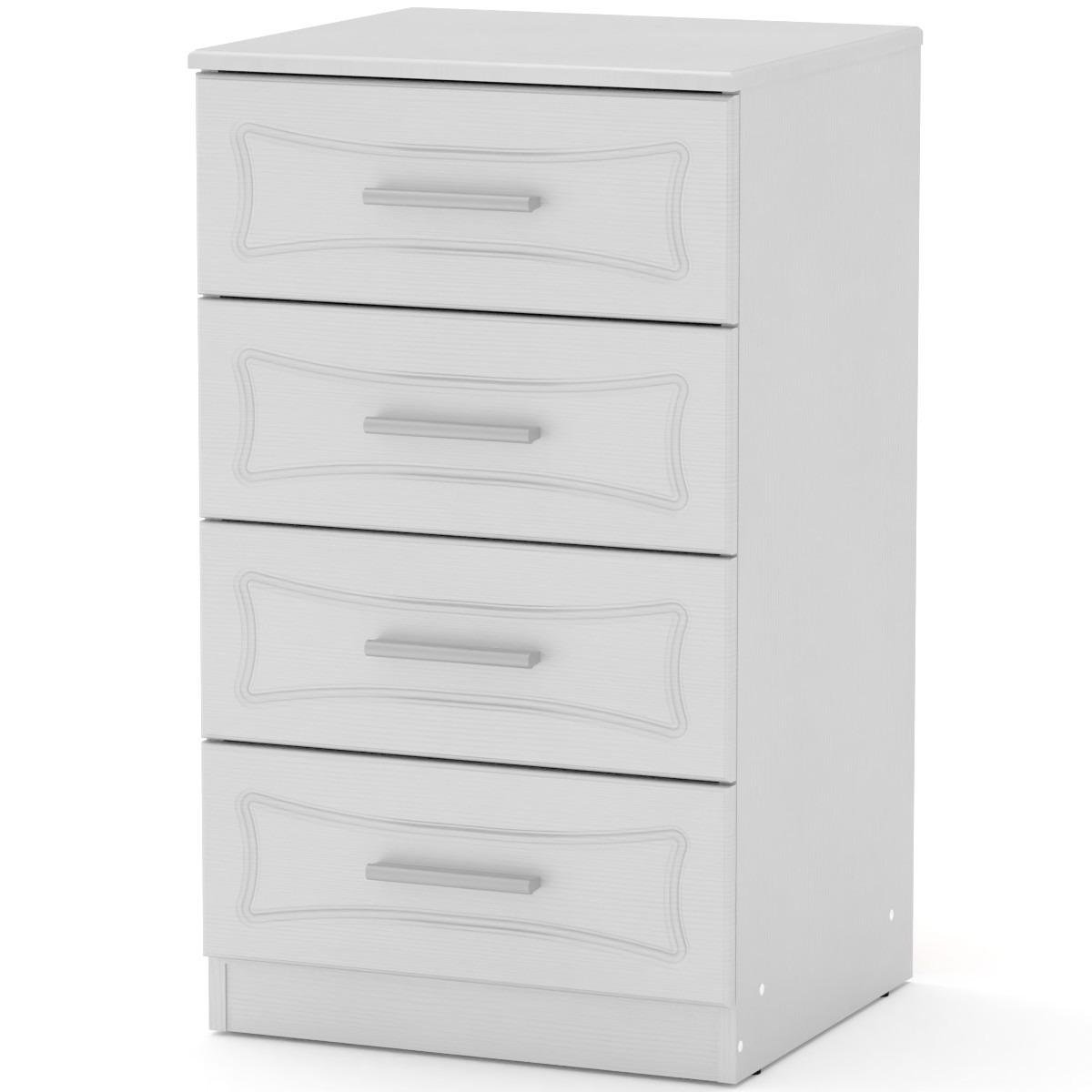 Комод Компанит-4А МДФ Нимфея Альба (84_komp_N_NM) - фото 1 Комод Компанит-4А МДФ Нимфея Альба (84_komp_N_NM) - фото 1