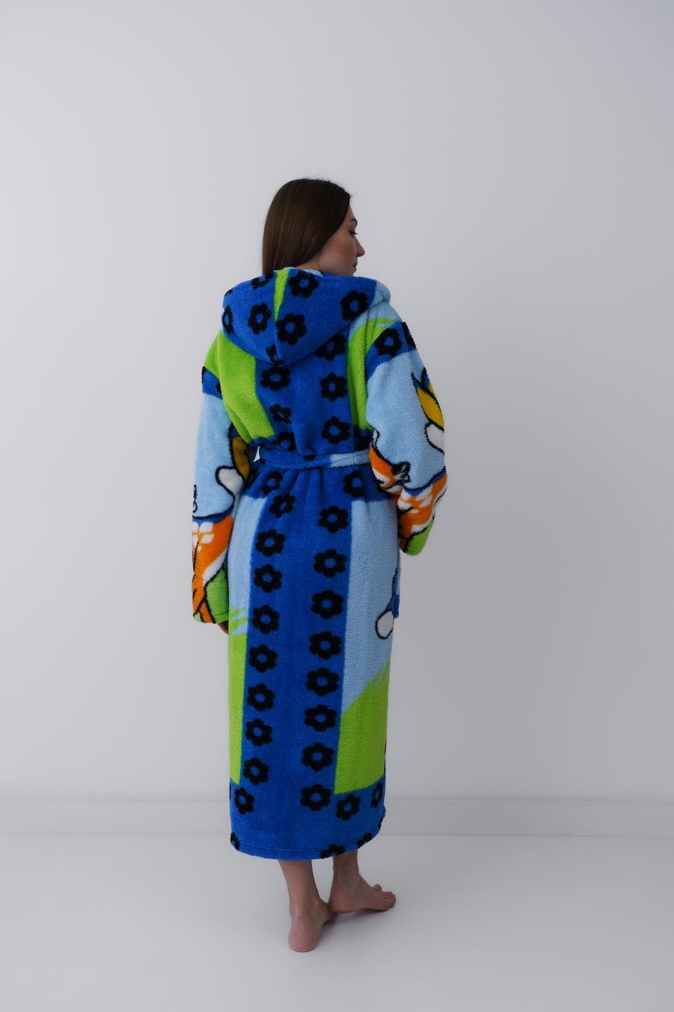 Халат жіночий UT Store Бембі HT03 3XL Блакитний (24524501) - фото 2