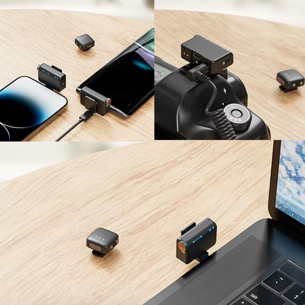 Микрофон беспроводной петличный Savetek M15 mini с шумопоглощением AI для телефона Type-C/Lightning и камеры (114640496) - фото 3