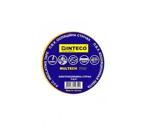Ізострічка INTECO ПВХ 50 м Чорний
