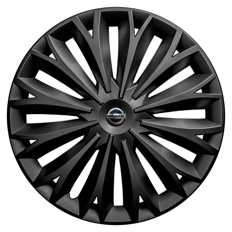Комплект колпаков JAWOPLAST Sigma R15 для Nissan 4 шт. Black (28434638)