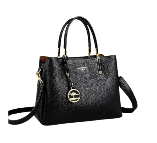 Жіноча сумка з натуральної шкіри Чорний (2474934329)