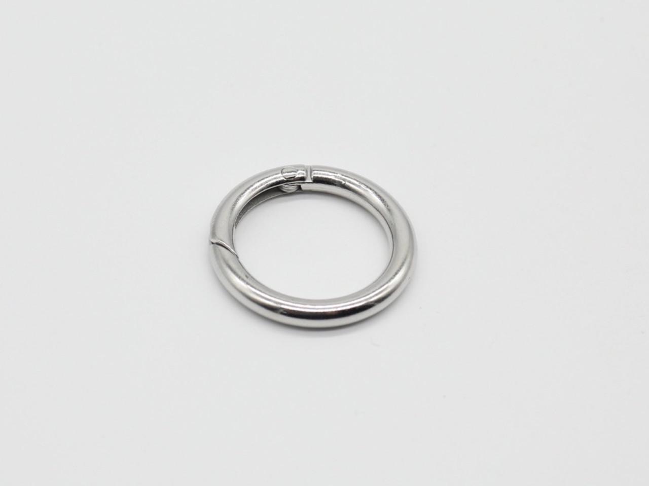 Кольцо для ключей самозажимное 33 мм Серебряный (726190180)