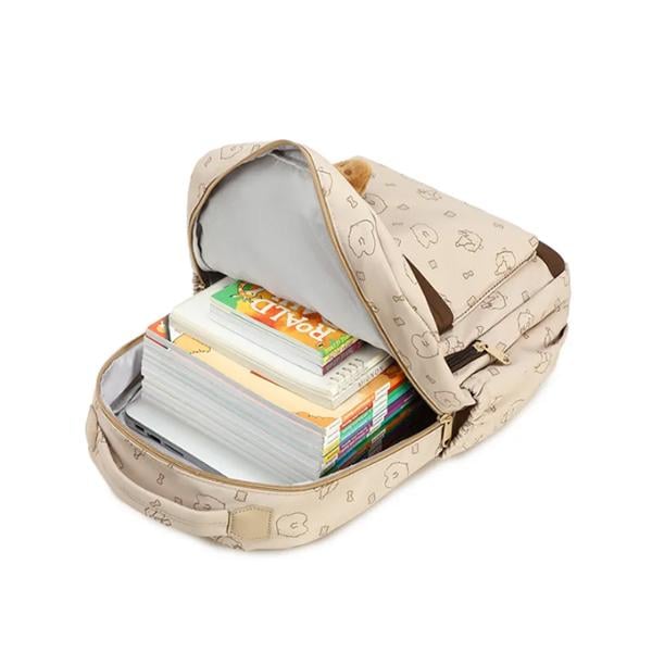 Рюкзак молодежный Capybara 45х30х20 см Бежевый (ЦБ-00035411) - фото 2 Рюкзак молодежный Capybara 45х30х20 см Бежевый (ЦБ-00035411) - фото 2