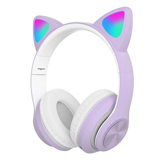 Наушники беспроводные Cat STN-99 Bluetooth Кошачьи ушки с подсветкой (MG-01806-1)