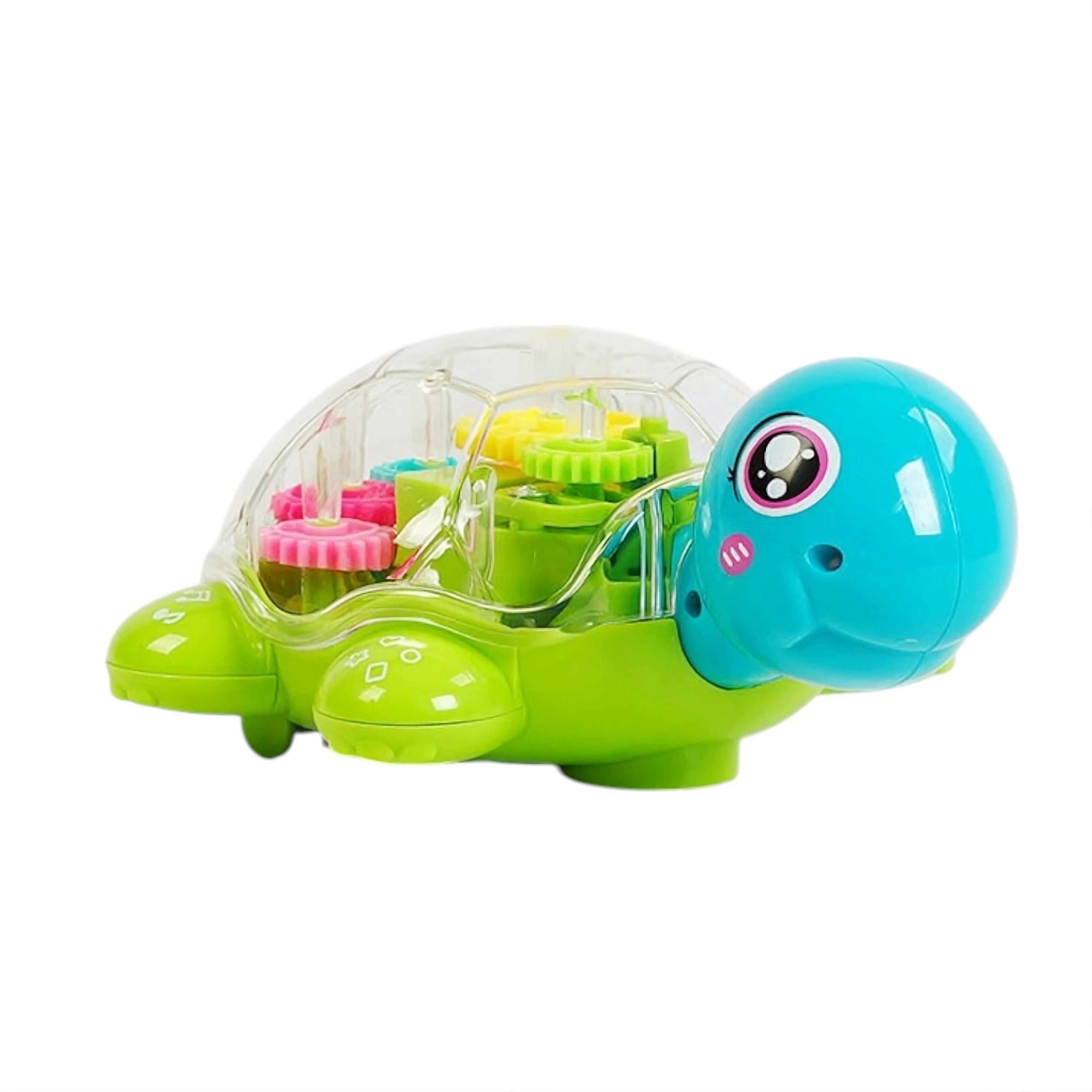 Игрушка развивающая Черепашка WToys ТК 68507 с подсветкой Зеленый (30467392)