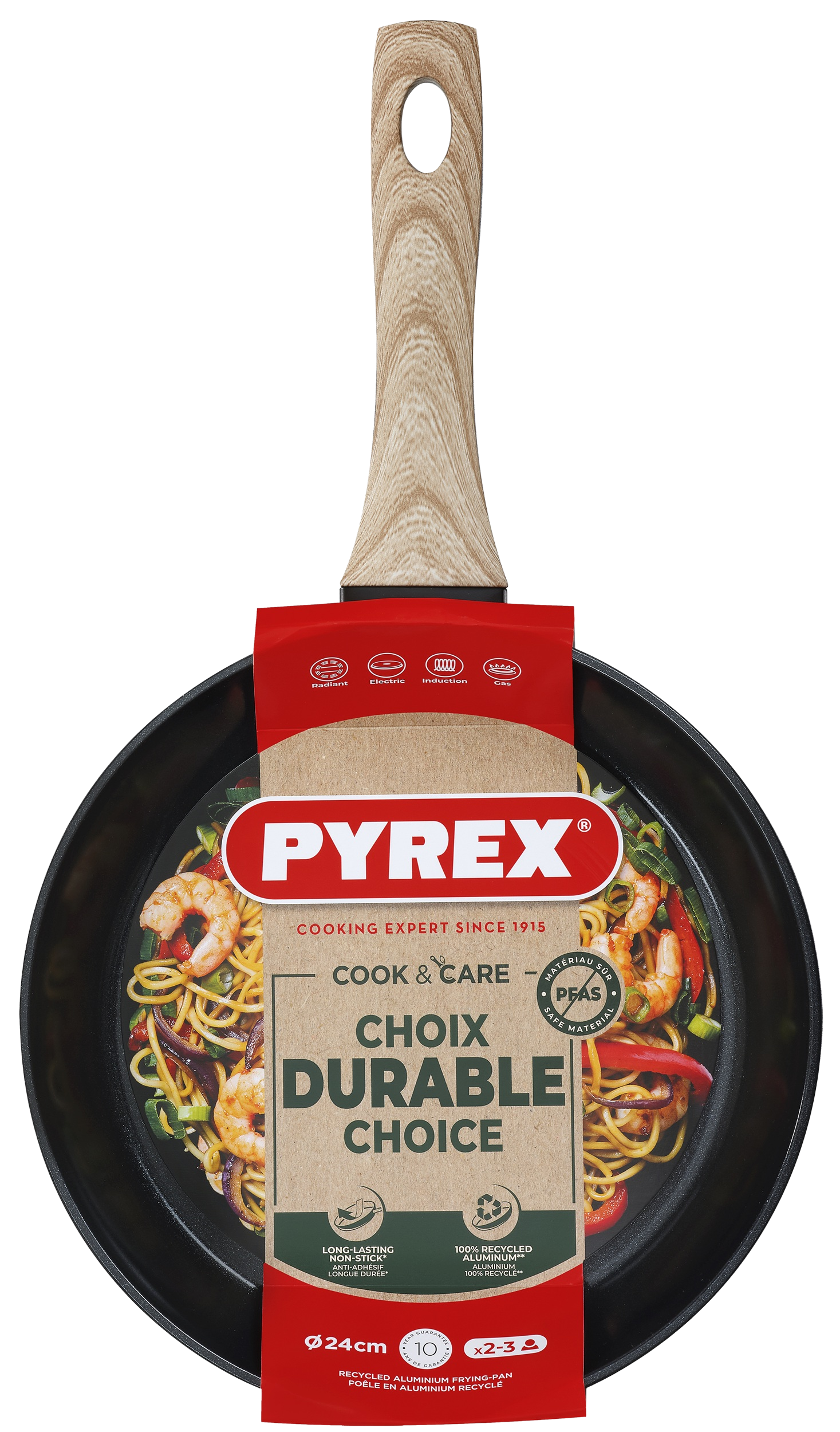 Сковорода PYREX CookCare 24 см (UG-CR24BF6/8046) - фото 2