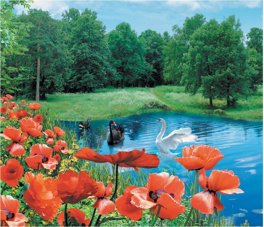 Фотообои на бумажной основе Artdecor Летний блюз 201х242 см (2000000451053)