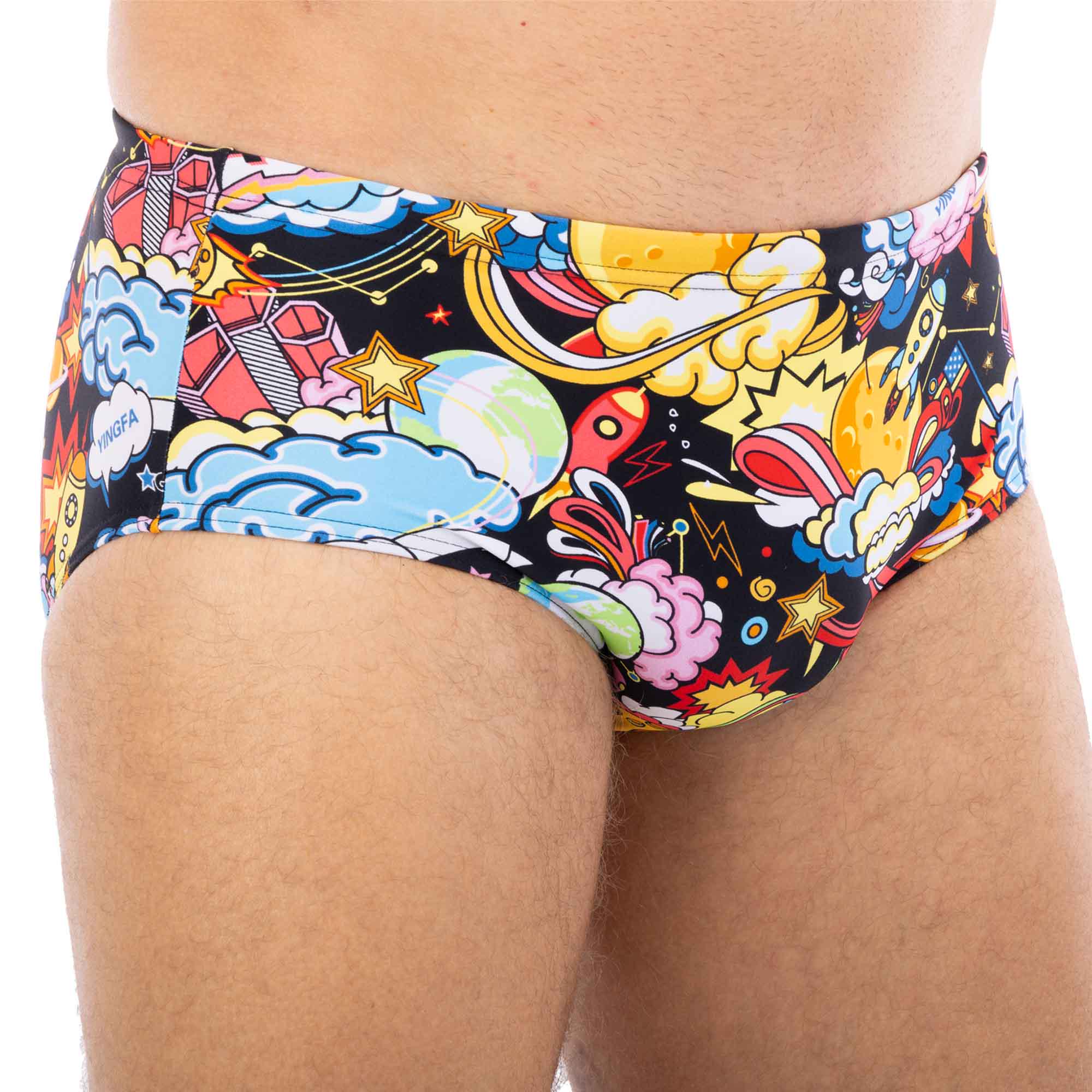 Плавки чоловічі класичні для плавання YINGFA 6700 M Різнокольоровий (6700_Мультиколор_M_(155-160см) - фото 3 Плавки чоловічі класичні для плавання YINGFA 6700 M Різнокольоровий (6700_Мультиколор_M_(155-160см) - фото 3