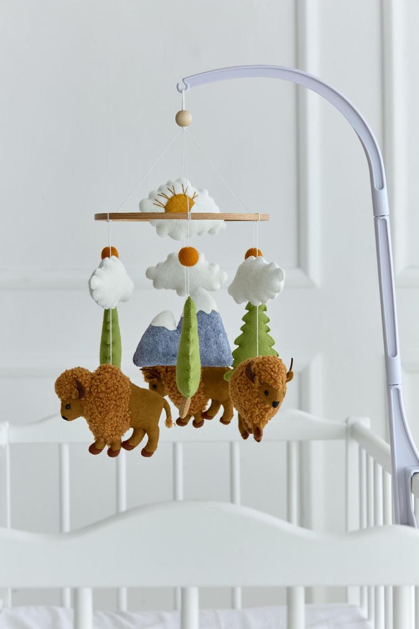 Мобиль детский WoollyFox Бизоны (27861199)