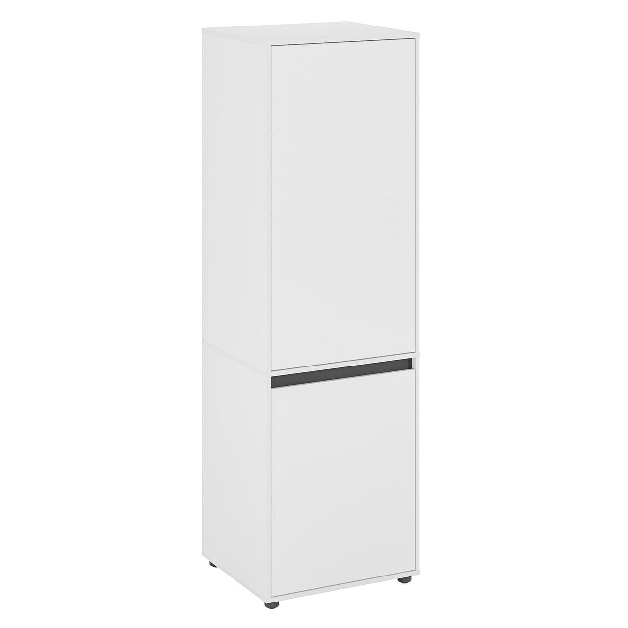 Шкаф имел для одежды KOMTO CUBE 60F с 2 дверцами и 2 секциями Белый (p-186-499) Шкаф имел для одежды KOMTO CUBE 60F с 2 дверцами и 2 секциями Белый (p-186-499)