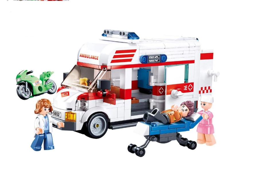 Конструктор Sluban Швидка допомога 328 дет (M38-B1065)
