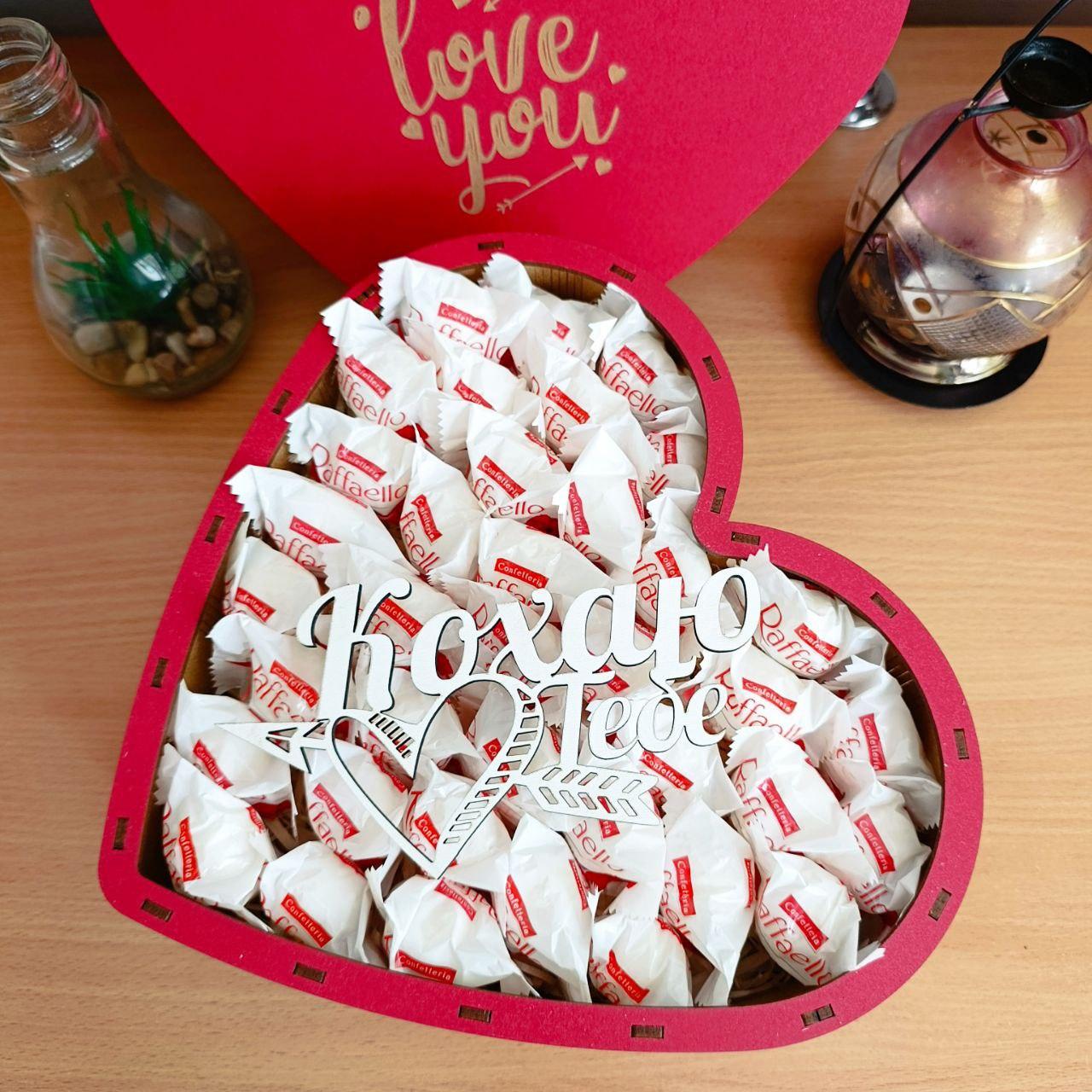 Бокс с конфетами Raffaello девушки на день рождения/день влюбленных/8 марта/праздник (ar289) - фото 3 Бокс с конфетами Raffaello девушки на день рождения/день влюбленных/8 марта/праздник (ar289) - фото 3