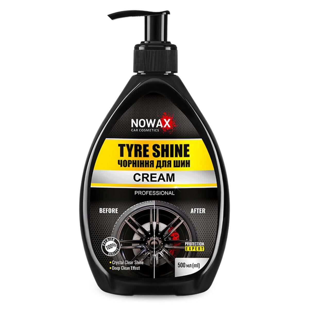 Чернение для шин Nowax Tyre Shine Cream 500 мл Чернение для шин Nowax Tyre Shine Cream 500 мл