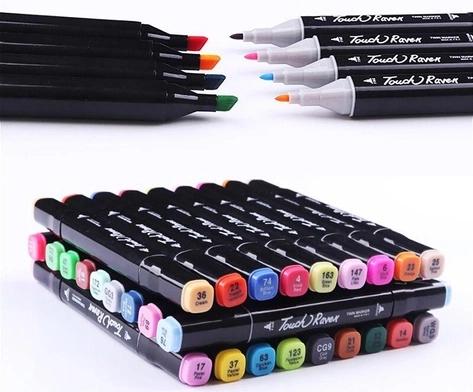 Набір маркерів Touch двосторонніх у чохлі 36 шт. (XK-MRK-BG) - фото 2