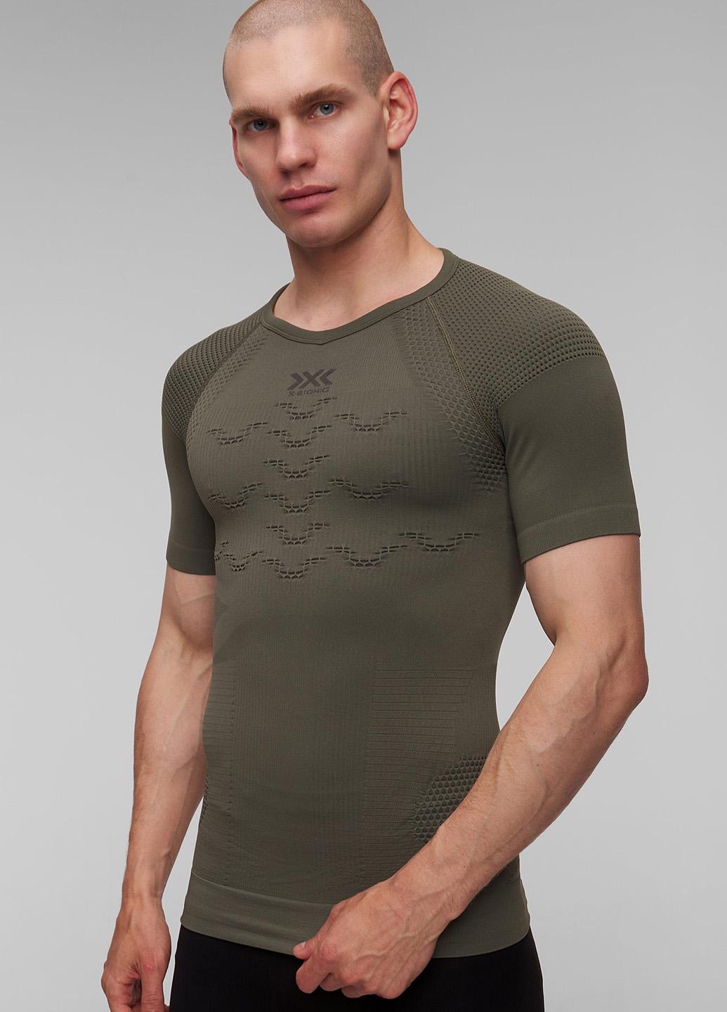 Термофутболка тактична чоловіча X-Bionic X-Plorer Combat Energizer 4.0 E052 L Olive Green/Anthracite - фото 3 Термофутболка тактична чоловіча X-Bionic X-Plorer Combat Energizer 4.0 E052 L Olive Green/Anthracite - фото 3