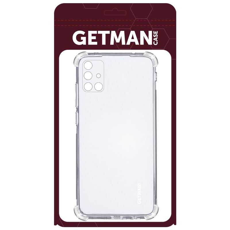 TPU чохол GETMAN Ease logo посилені кути для Samsung Galaxy A71 Безбарвний (прозорий) - фото 2