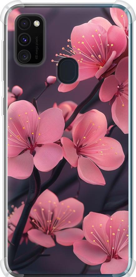 Чехол на Samsung Galaxy M30s 2019 Пурпурная сакура (6075sp-1774-42517)