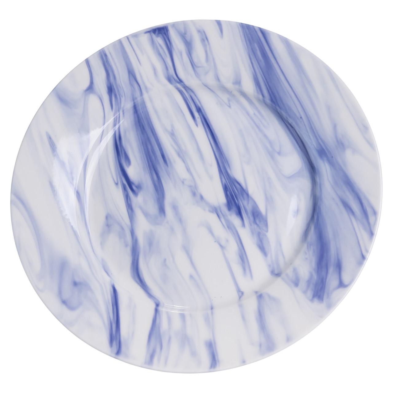 Столовый набор посуды тарелок и чашек Marble Clara 16 предметов на 4 человека фарфоровый Синий (MD-16-3B) - фото 6 Столовый набор посуды тарелок и чашек Marble Clara 16 предметов на 4 человека фарфоровый Синий (MD-16-3B) - фото 6