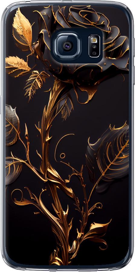 Чехол на Samsung Galaxy S6 G920 Роза 3 (5552t-80-42517) Чехол на Samsung Galaxy S6 G920 Роза 3 (5552t-80-42517)