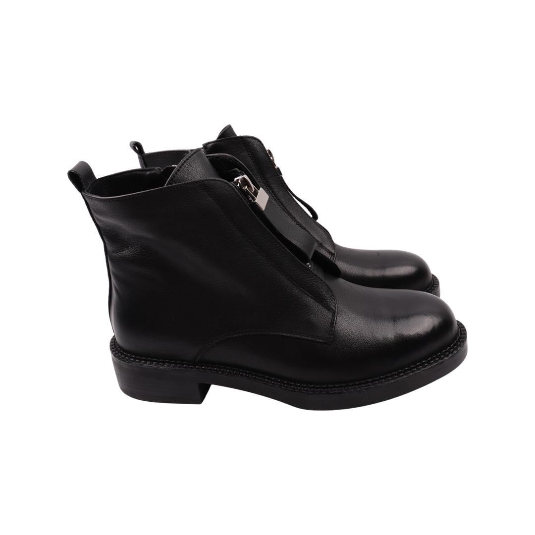 Ботинки женские Farinni из кожи р. 37 Черный (276-22DHC)