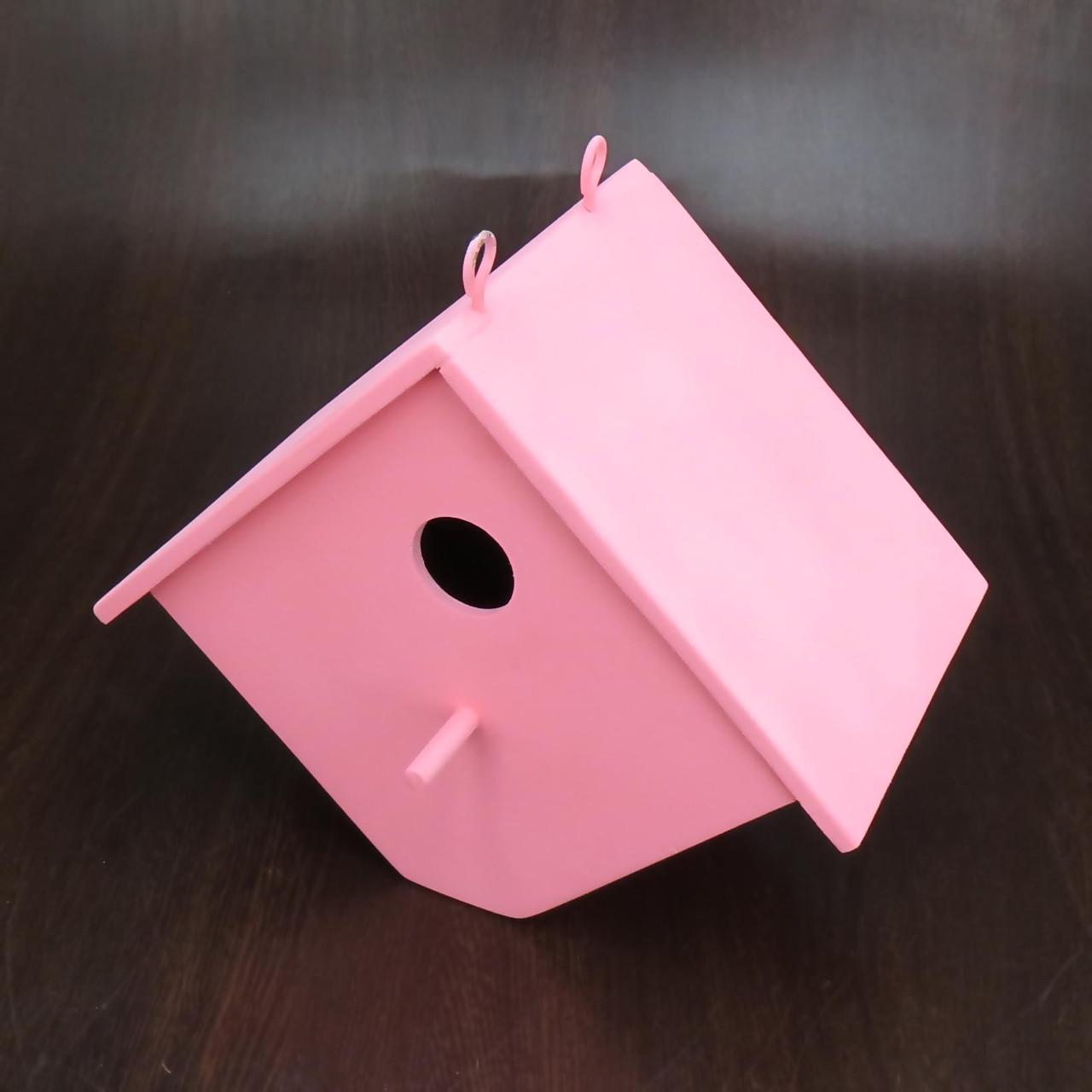 Шпаківня садова з дерева Королек Барбі (СКВ-001650) - фото 4 Шпаківня садова з дерева Королек Барбі (СКВ-001650) - фото 4