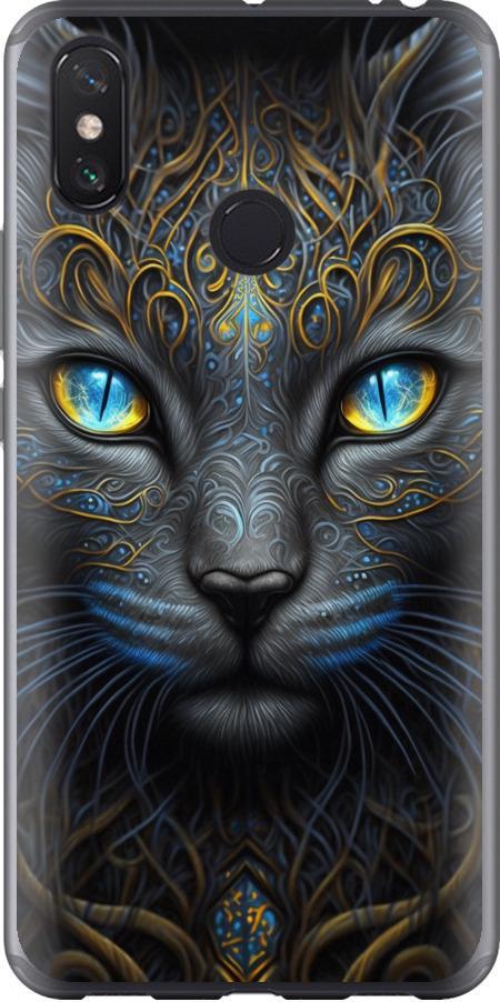 Чехол на Xiaomi Mi Max 3 Кошка (5548u-1534-42517)