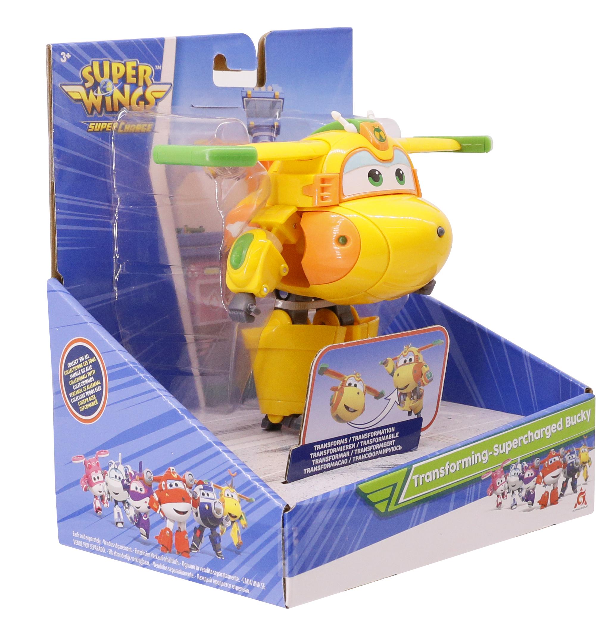 Детская игровая фигурка-трансформер Transforming-Supercharge Bucky от Super Wings EU740273 (583359) - фото 4