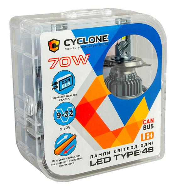 Автолампа CYCLONE LED 9006 5500K 48 1 шт. (20134) - фото 4 Автолампа CYCLONE LED 9006 5500K 48 1 шт. (20134) - фото 4