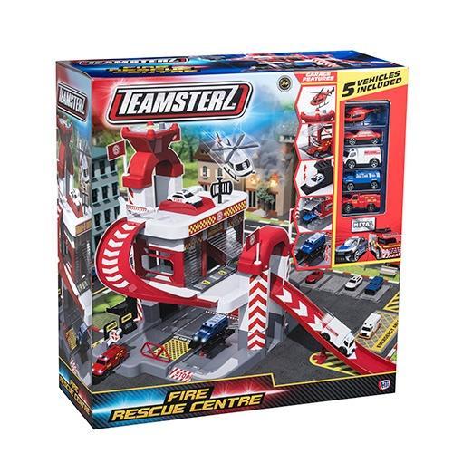 Гараж 3-х уровневый Teamsterz 1417106 Пожарная часть