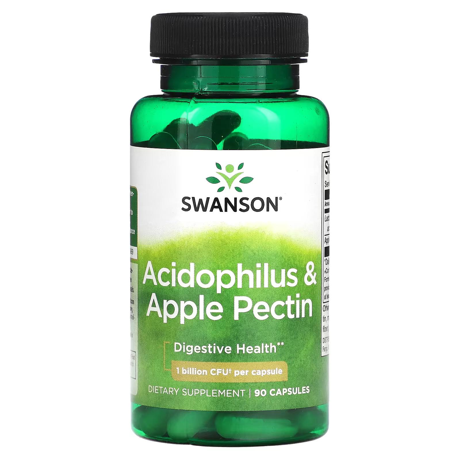 Лактобактерии ацидофильные с яблочным пектином Swanson Acidophilus&Apple Pectin 1 Billion CFU 90 капс. (00000041914)