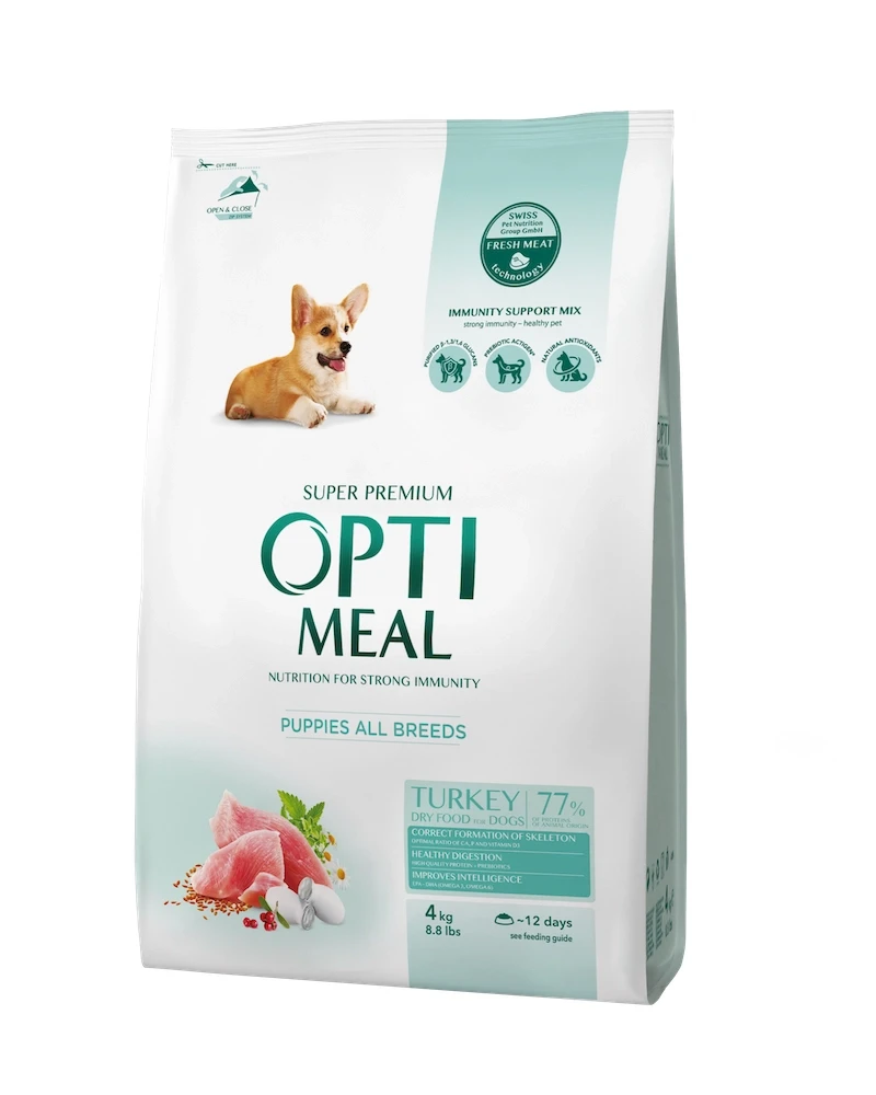 Корм для собак сухий Optimeal Puppies All Breeds 4 кг - фото 1