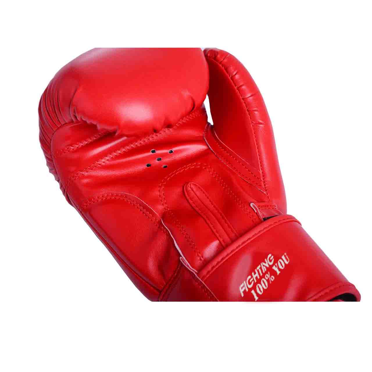 Боксерские перчатки PowerPlay 3004 Classic Красный 10 ун. (PP_3004_10oz_Red) - фото 5