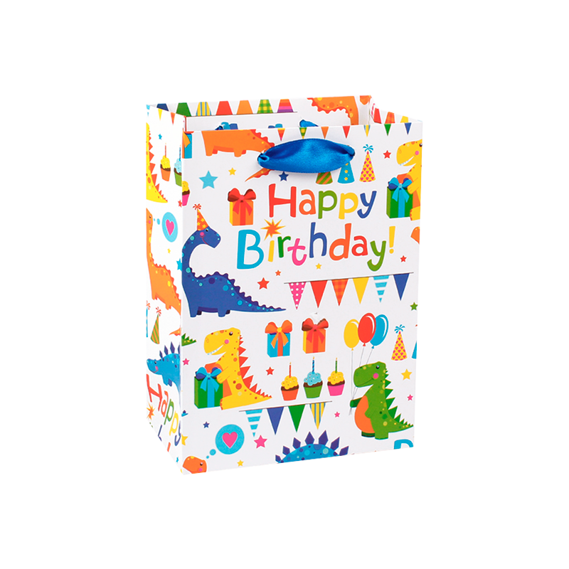 Подарочный пакет PPW PAPER Lesko ZD002 Dinosaur Medium