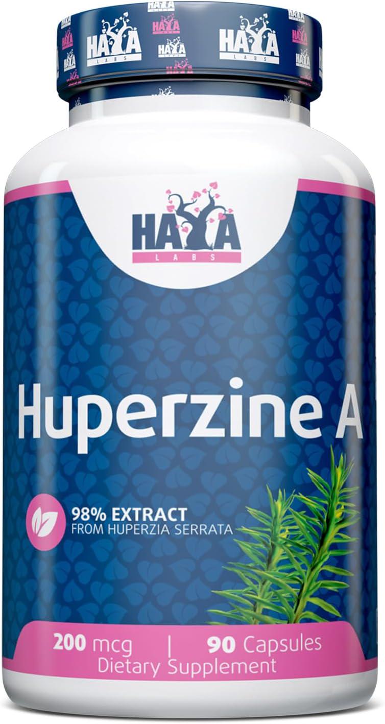 Добавка натуральная Гиперзин А Haya Labs Huperzine A 98% Extract 200 мкг 90 капсул